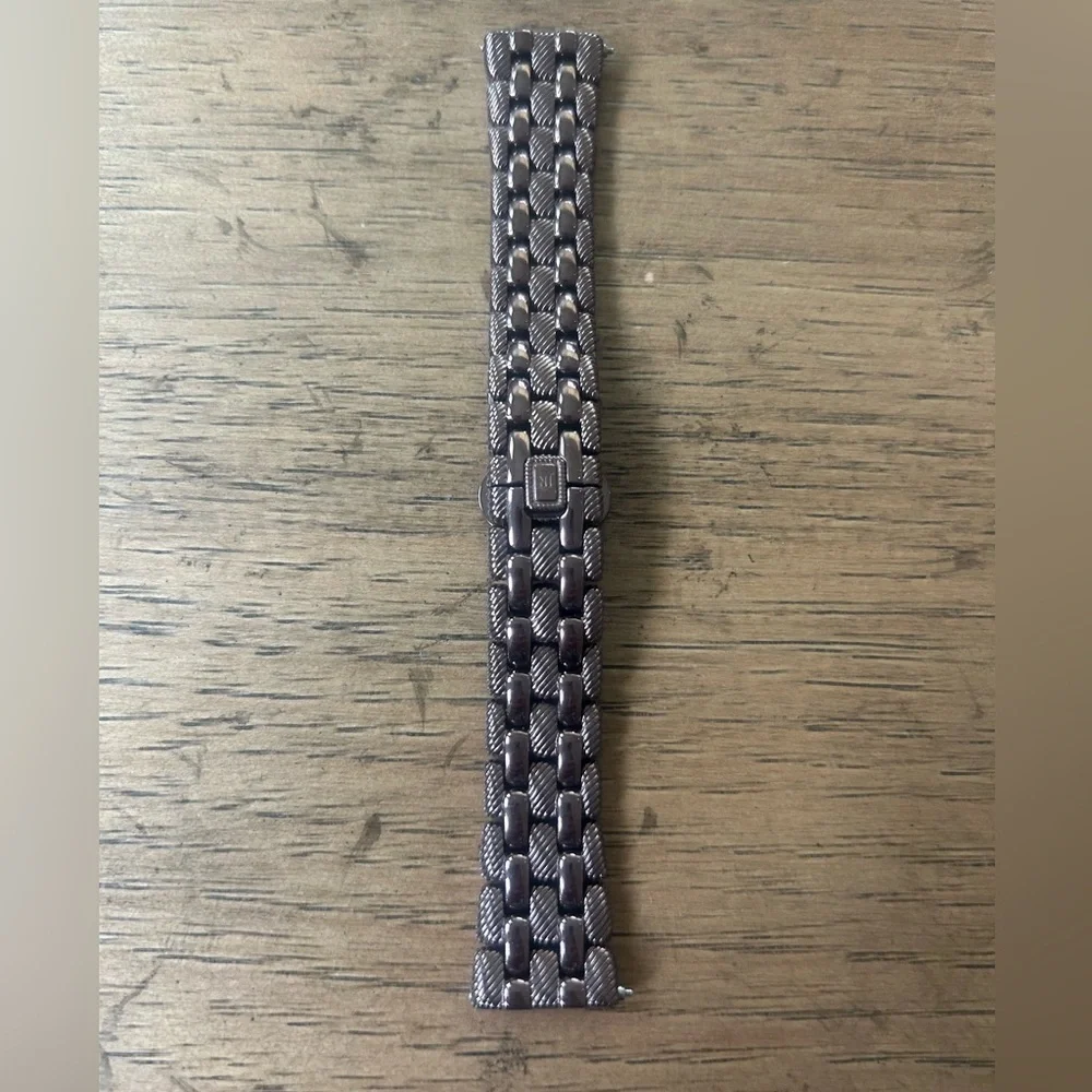 Judith RIPKA Stainless Steel Chocolate Color Watch Band SMALL